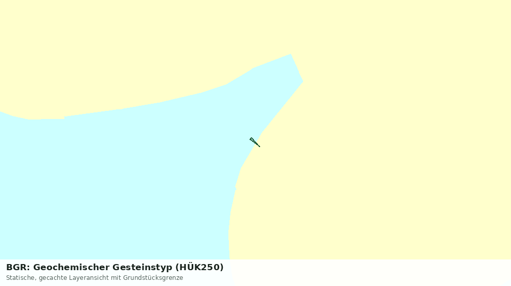 Statische Kartenansicht: BGR: Geochemischer Gesteinstyp (HÜK250)