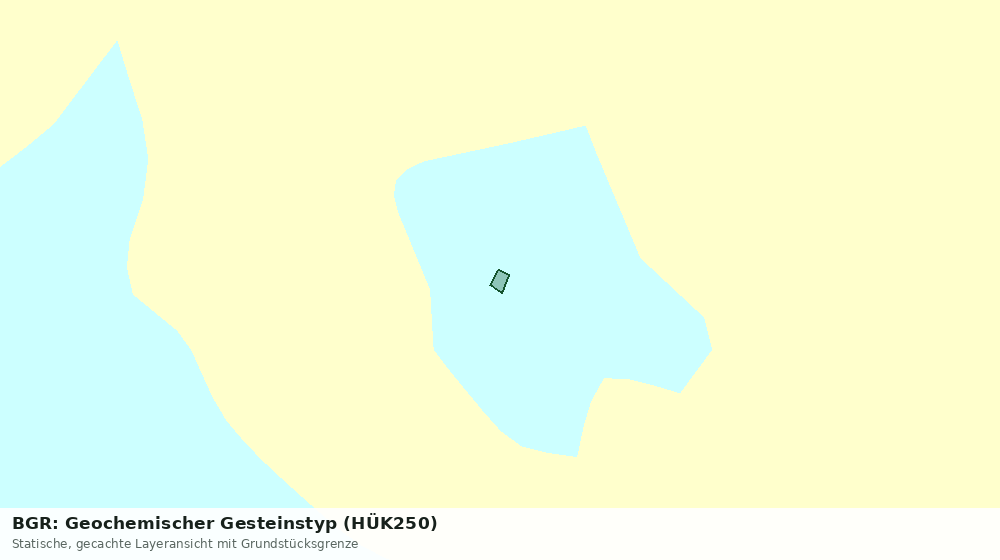 Statische Kartenansicht: BGR: Geochemischer Gesteinstyp (HÜK250)