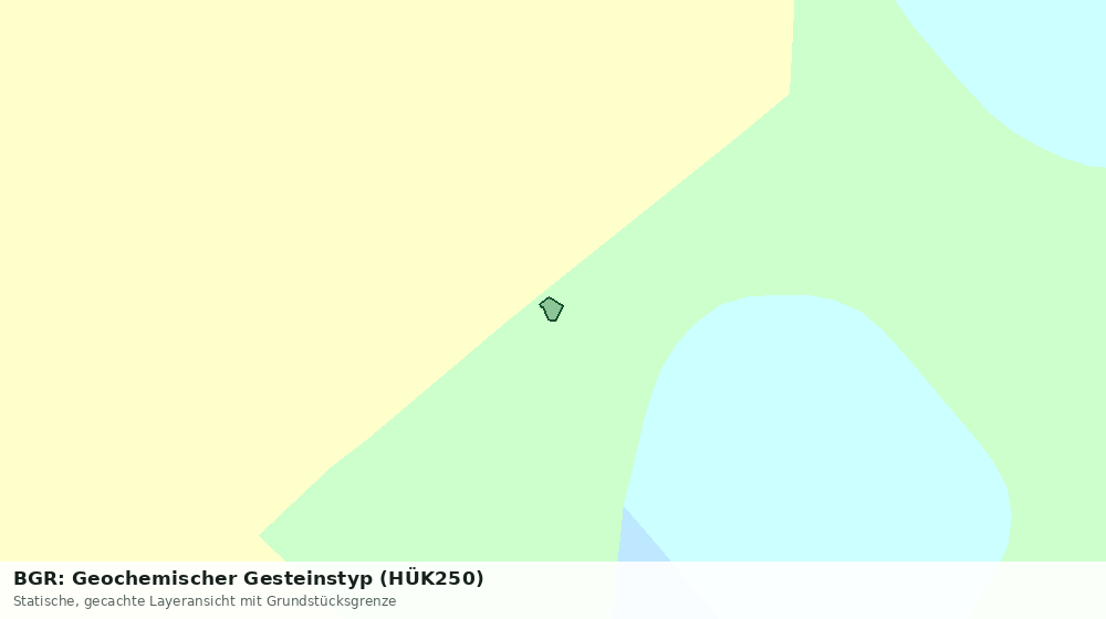 Statische Kartenansicht: BGR: Geochemischer Gesteinstyp (HÜK250)