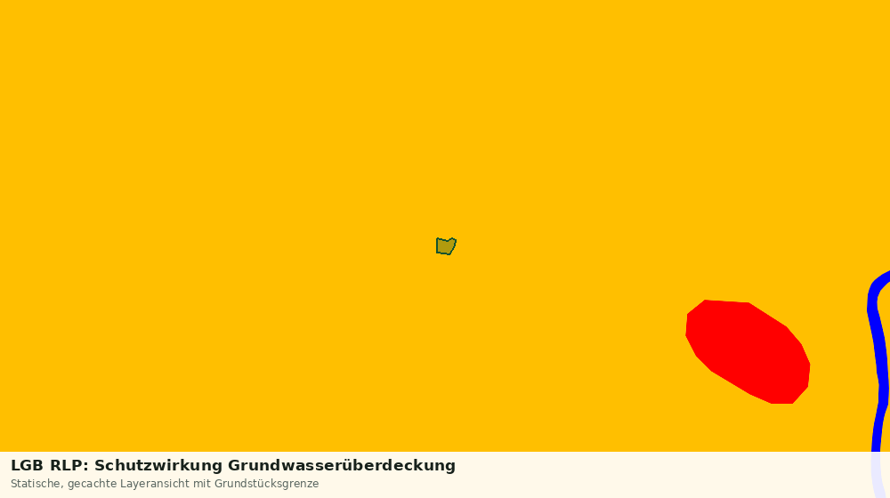 Statische Kartenansicht: LGB RLP: Schutzwirkung Grundwasserüberdeckung