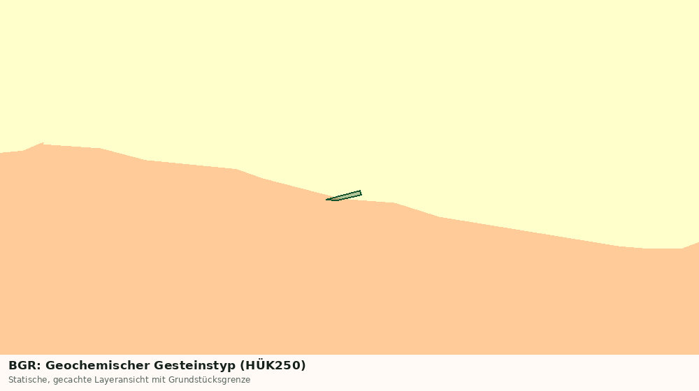 Statische Kartenansicht: BGR: Geochemischer Gesteinstyp (HÜK250)