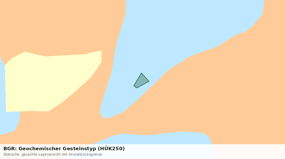 Statische Kartenansicht: BGR: Geochemischer Gesteinstyp (HÜK250)