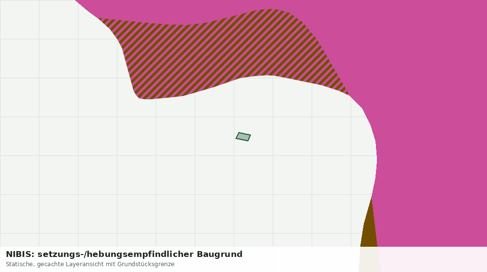 Statische Kartenansicht: NIBIS: setzungs-/hebungsempfindlicher Baugrund