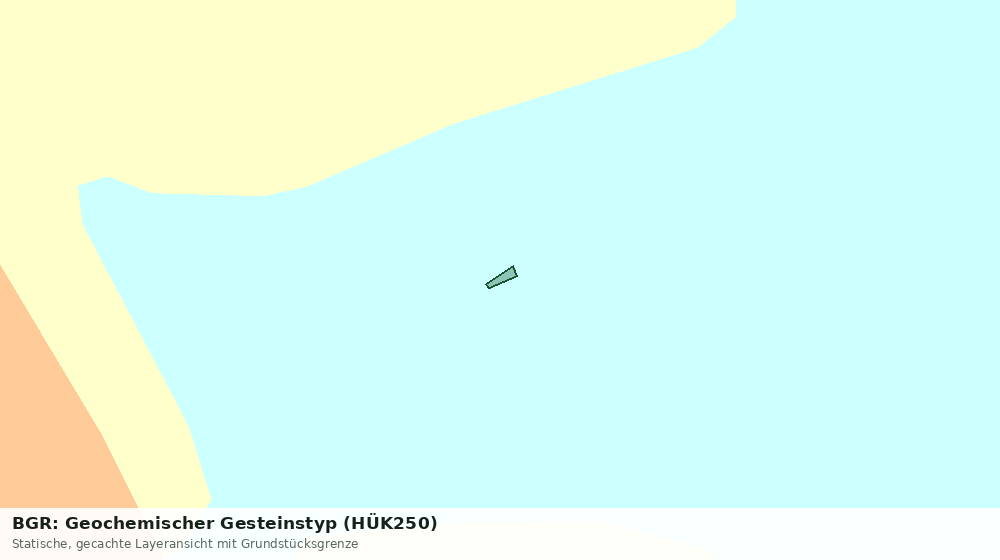 Statische Kartenansicht: BGR: Geochemischer Gesteinstyp (HÜK250)