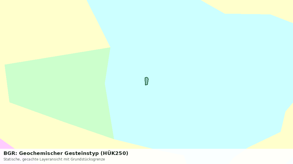 Statische Kartenansicht: BGR: Geochemischer Gesteinstyp (HÜK250)
