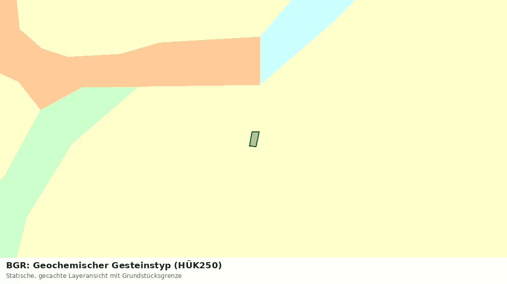Statische Kartenansicht: BGR: Geochemischer Gesteinstyp (HÜK250)