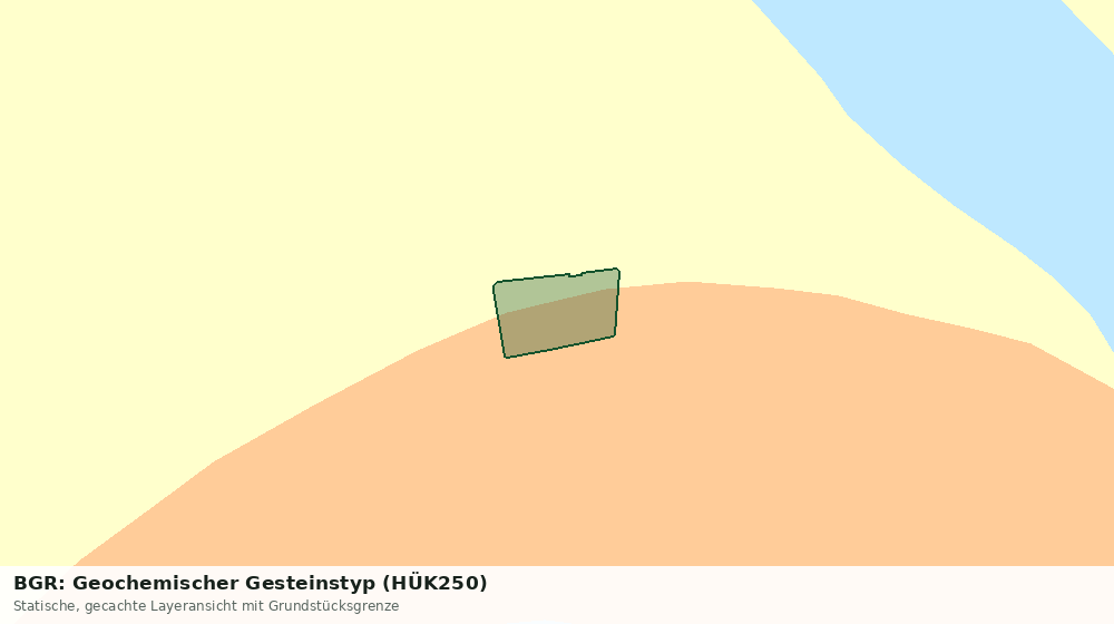 Statische Kartenansicht: BGR: Geochemischer Gesteinstyp (HÜK250)