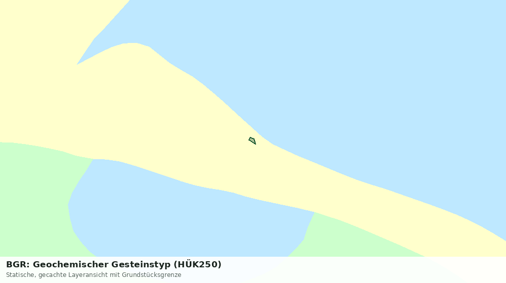 Statische Kartenansicht: BGR: Geochemischer Gesteinstyp (HÜK250)