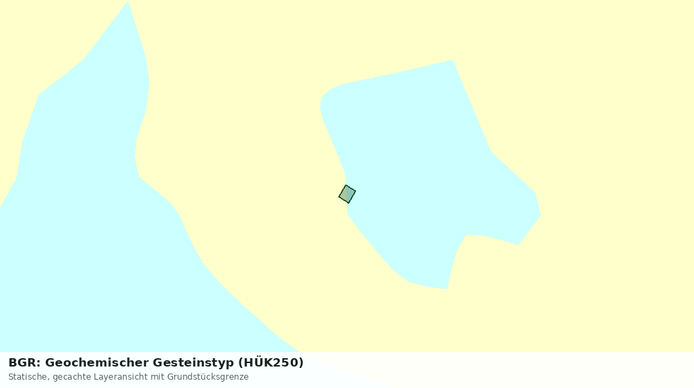 Statische Kartenansicht: BGR: Geochemischer Gesteinstyp (HÜK250)