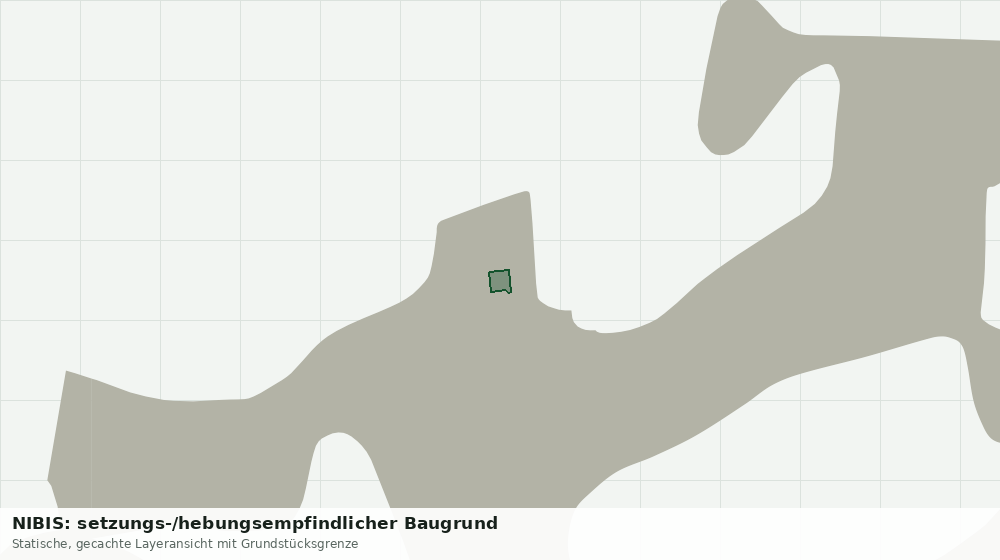Statische Kartenansicht: NIBIS: setzungs-/hebungsempfindlicher Baugrund