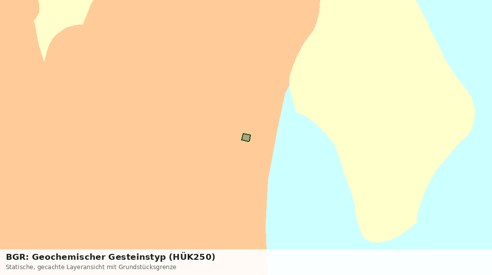 Statische Kartenansicht: BGR: Geochemischer Gesteinstyp (HÜK250)