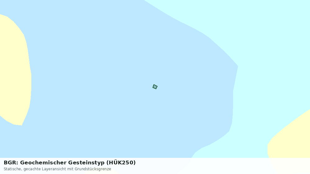 Statische Kartenansicht: BGR: Geochemischer Gesteinstyp (HÜK250)