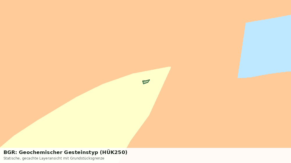 Statische Kartenansicht: BGR: Geochemischer Gesteinstyp (HÜK250)