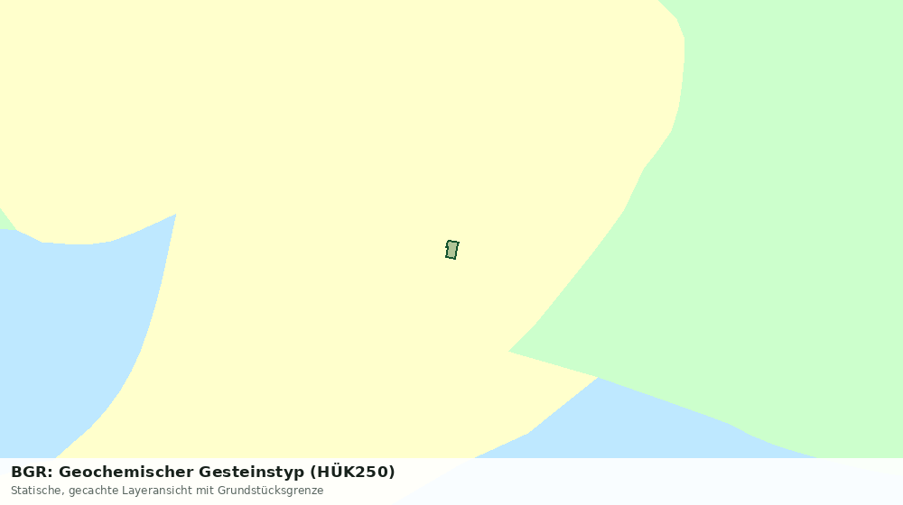 Statische Kartenansicht: BGR: Geochemischer Gesteinstyp (HÜK250)