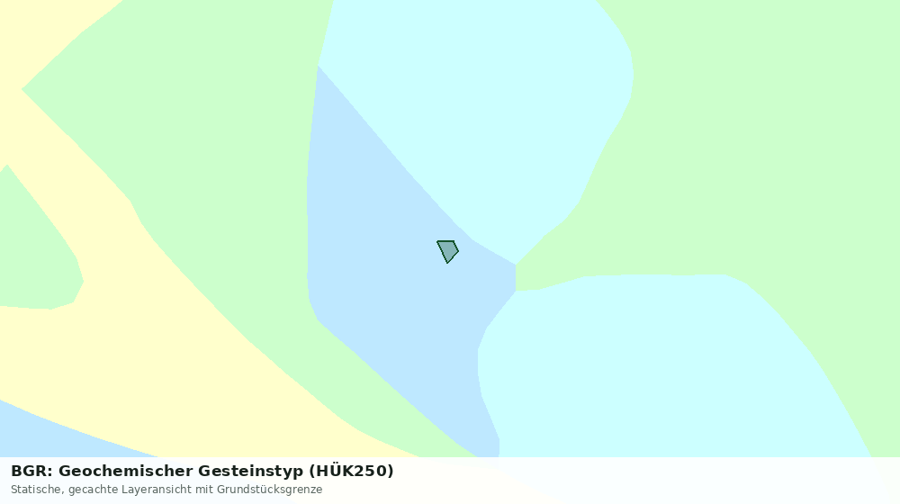 Statische Kartenansicht: BGR: Geochemischer Gesteinstyp (HÜK250)