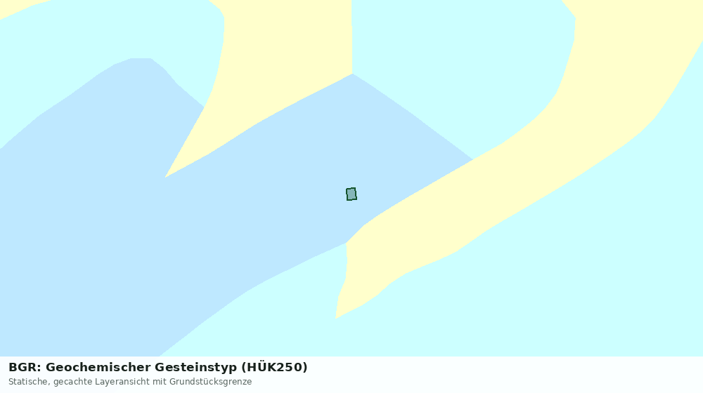 Statische Kartenansicht: BGR: Geochemischer Gesteinstyp (HÜK250)