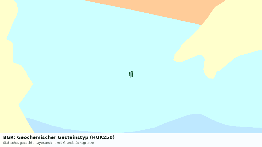 Statische Kartenansicht: BGR: Geochemischer Gesteinstyp (HÜK250)