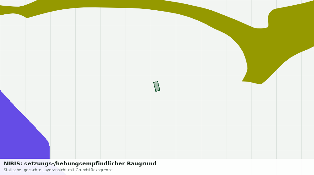 Statische Kartenansicht: NIBIS: setzungs-/hebungsempfindlicher Baugrund