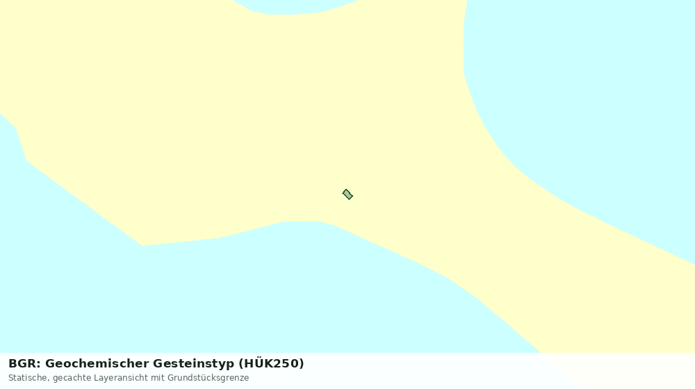 Statische Kartenansicht: BGR: Geochemischer Gesteinstyp (HÜK250)