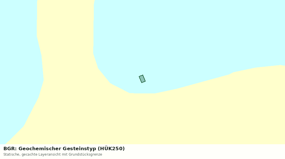 Statische Kartenansicht: BGR: Geochemischer Gesteinstyp (HÜK250)