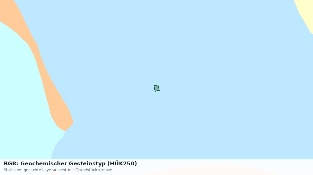 Statische Kartenansicht: BGR: Geochemischer Gesteinstyp (HÜK250)