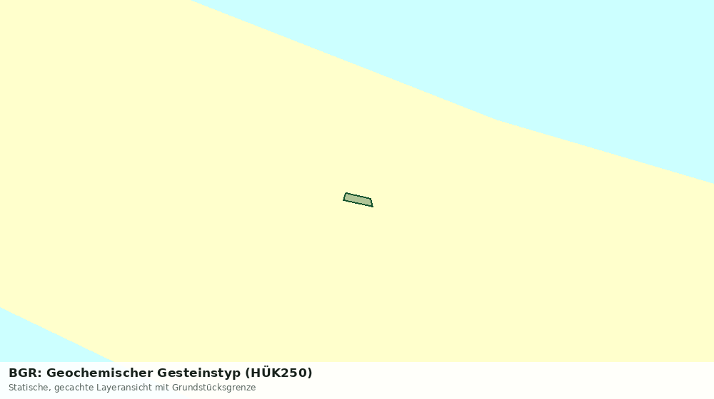 Statische Kartenansicht: BGR: Geochemischer Gesteinstyp (HÜK250)