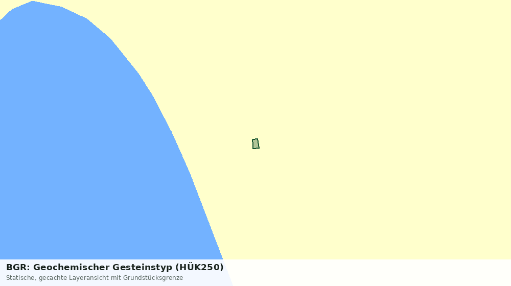 Statische Kartenansicht: BGR: Geochemischer Gesteinstyp (HÜK250)
