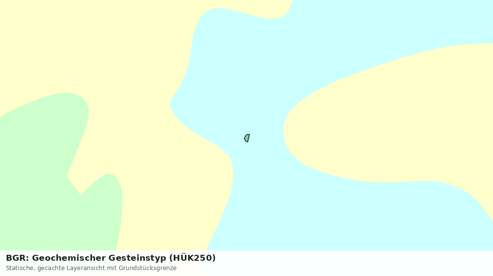 Statische Kartenansicht: BGR: Geochemischer Gesteinstyp (HÜK250)