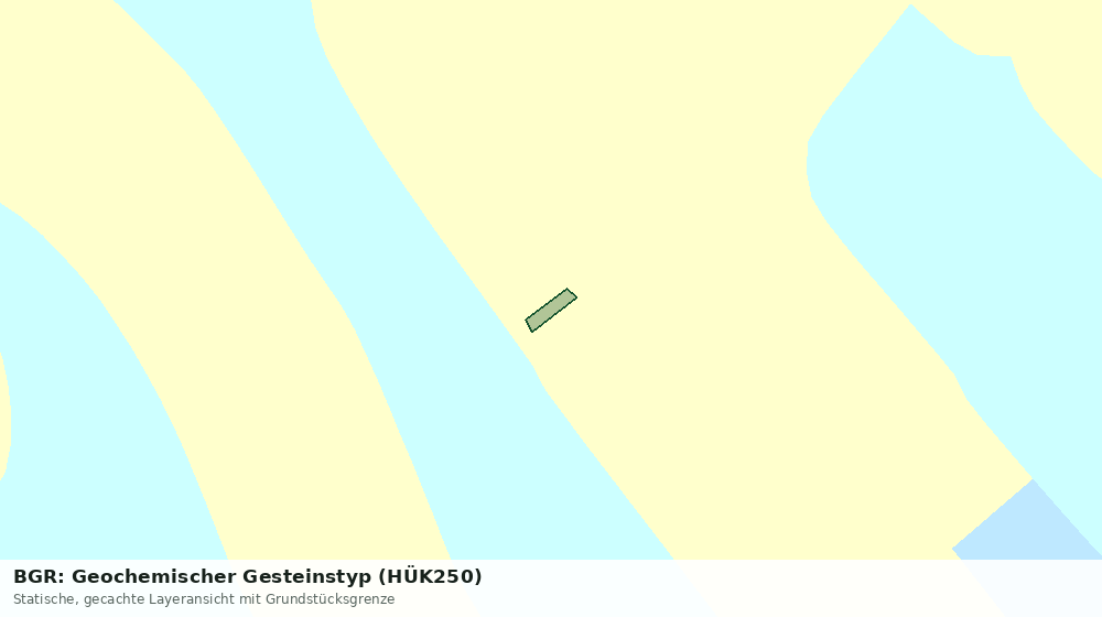 Statische Kartenansicht: BGR: Geochemischer Gesteinstyp (HÜK250)