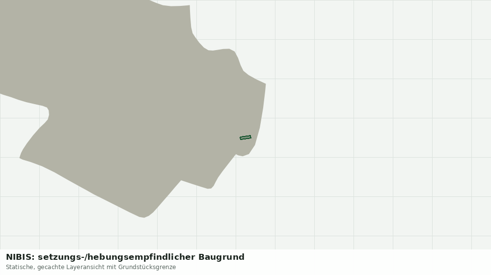 Statische Kartenansicht: NIBIS: setzungs-/hebungsempfindlicher Baugrund