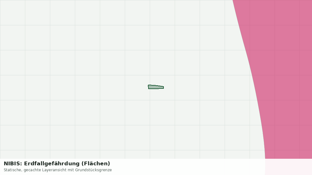 Statische Kartenansicht: NIBIS: Erdfallgefährdung (Flächen)