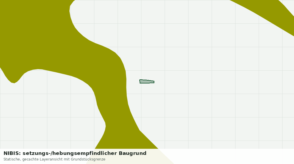 Statische Kartenansicht: NIBIS: setzungs-/hebungsempfindlicher Baugrund