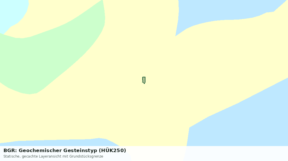 Statische Kartenansicht: BGR: Geochemischer Gesteinstyp (HÜK250)