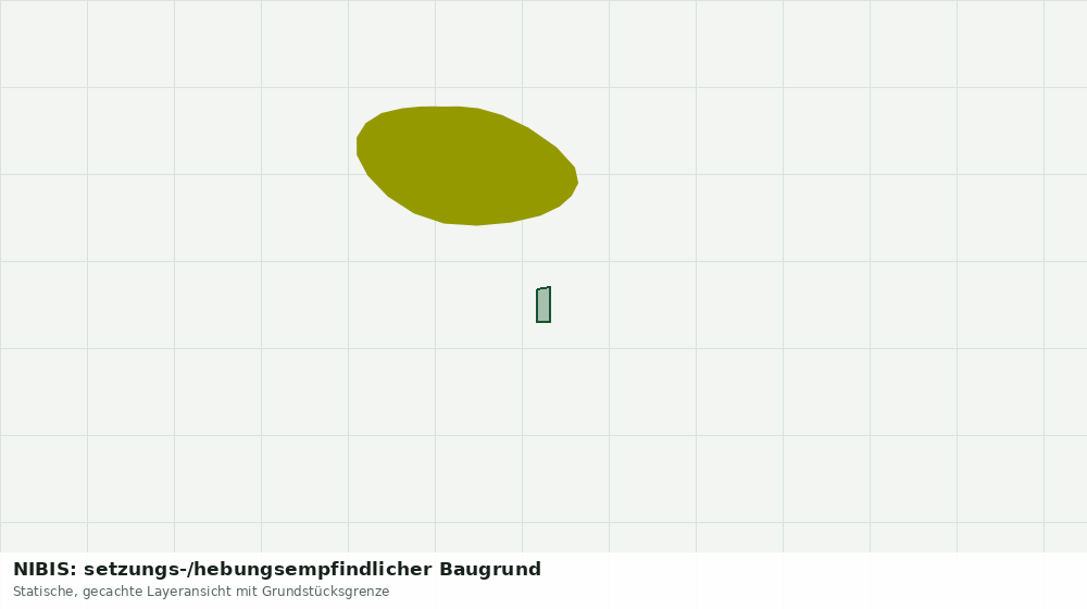 Statische Kartenansicht: NIBIS: setzungs-/hebungsempfindlicher Baugrund