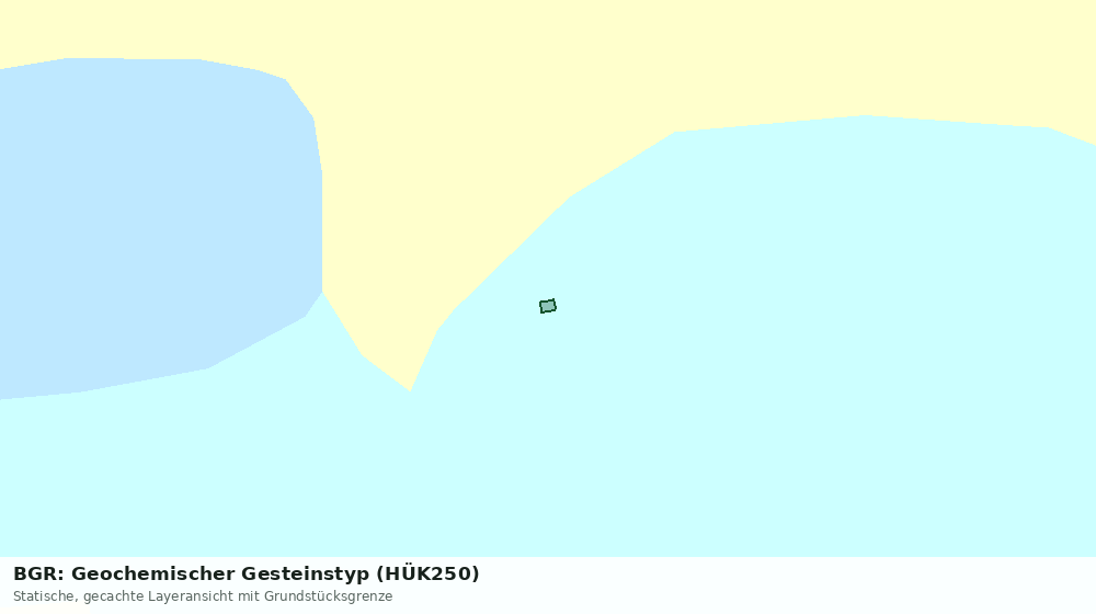 Statische Kartenansicht: BGR: Geochemischer Gesteinstyp (HÜK250)