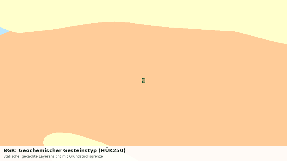 Statische Kartenansicht: BGR: Geochemischer Gesteinstyp (HÜK250)