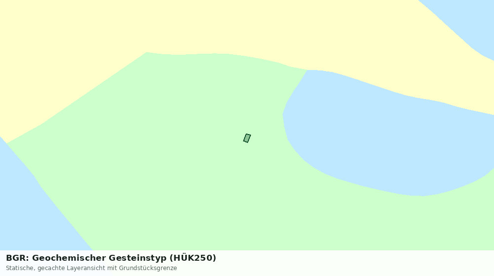 Statische Kartenansicht: BGR: Geochemischer Gesteinstyp (HÜK250)