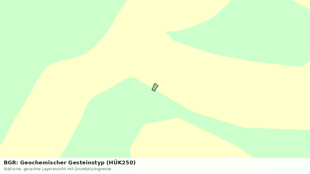 Statische Kartenansicht: BGR: Geochemischer Gesteinstyp (HÜK250)
