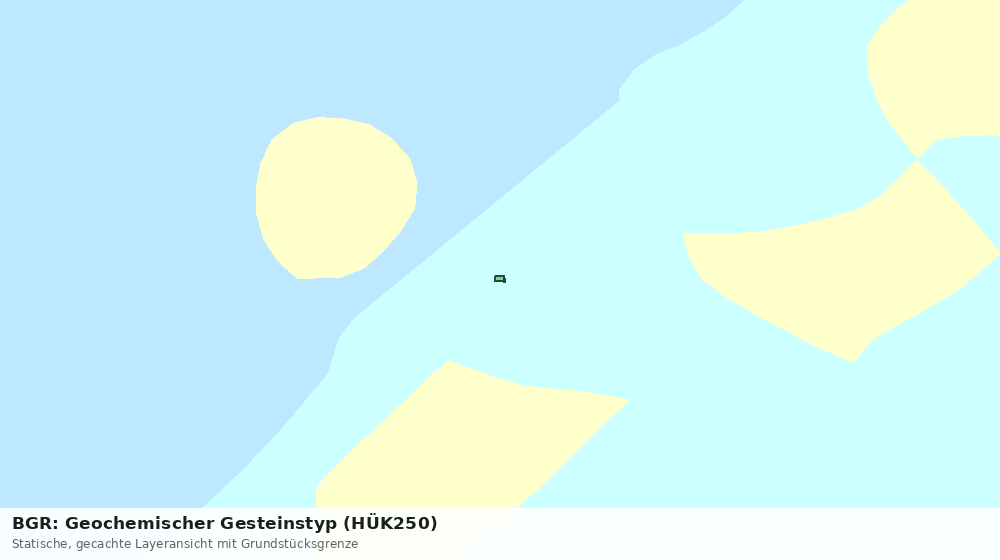 Statische Kartenansicht: BGR: Geochemischer Gesteinstyp (HÜK250)