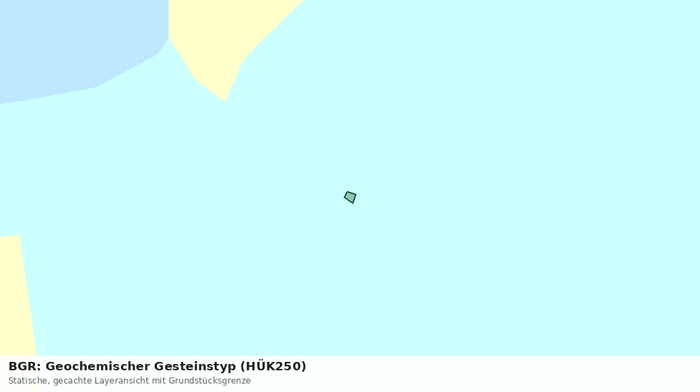 Statische Kartenansicht: BGR: Geochemischer Gesteinstyp (HÜK250)