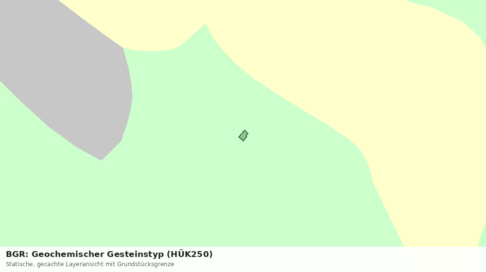 Statische Kartenansicht: BGR: Geochemischer Gesteinstyp (HÜK250)