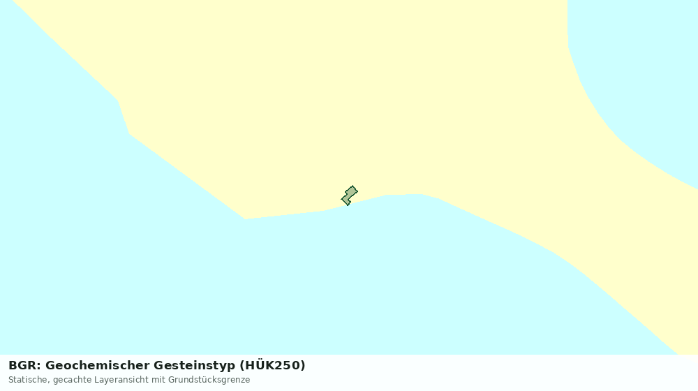 Statische Kartenansicht: BGR: Geochemischer Gesteinstyp (HÜK250)