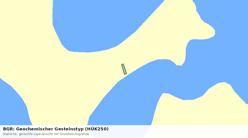 Statische Kartenansicht: BGR: Geochemischer Gesteinstyp (HÜK250)