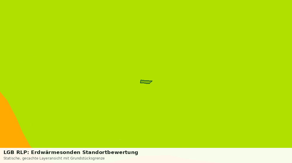 Statische Kartenansicht: LGB RLP: Erdwärmesonden Standortbewertung