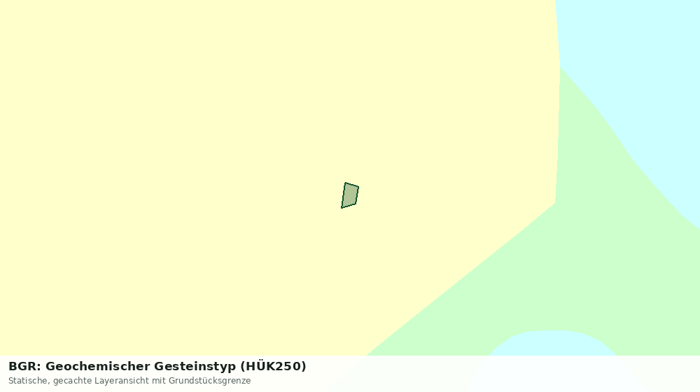 Statische Kartenansicht: BGR: Geochemischer Gesteinstyp (HÜK250)