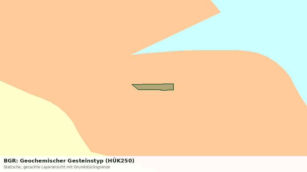 Statische Kartenansicht: BGR: Geochemischer Gesteinstyp (HÜK250)
