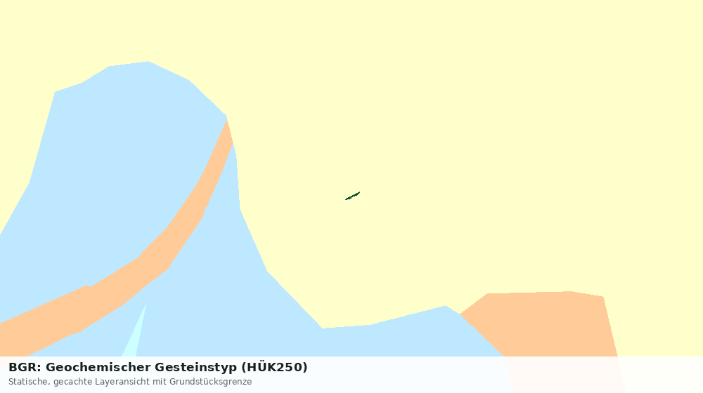 Statische Kartenansicht: BGR: Geochemischer Gesteinstyp (HÜK250)