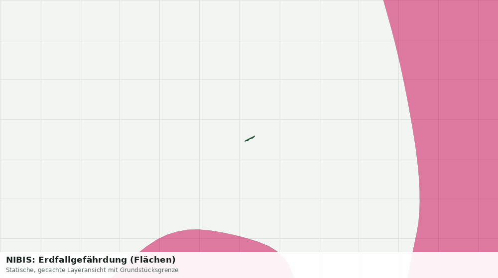 Statische Kartenansicht: NIBIS: Erdfallgefährdung (Flächen)