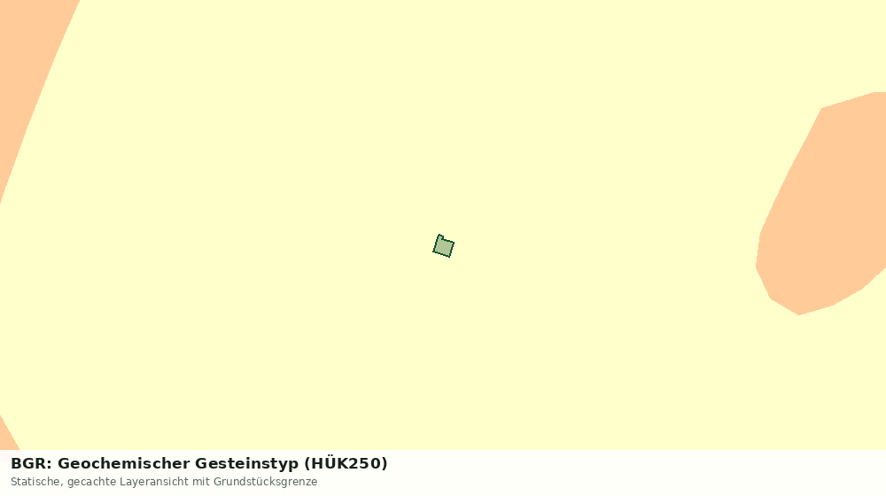 Statische Kartenansicht: BGR: Geochemischer Gesteinstyp (HÜK250)