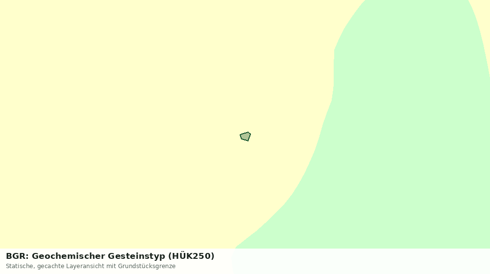 Statische Kartenansicht: BGR: Geochemischer Gesteinstyp (HÜK250)